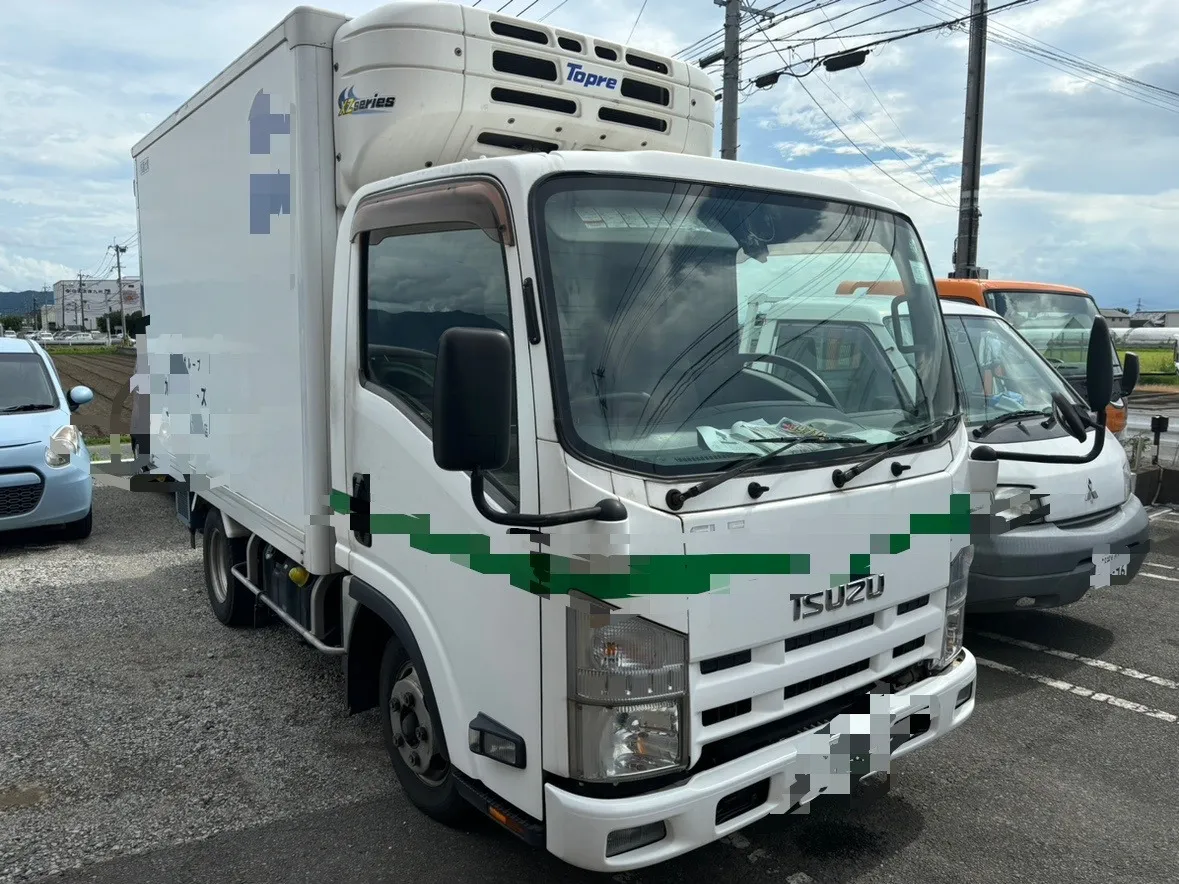 いすゞ　エルフ　冷蔵冷凍車　車検整備