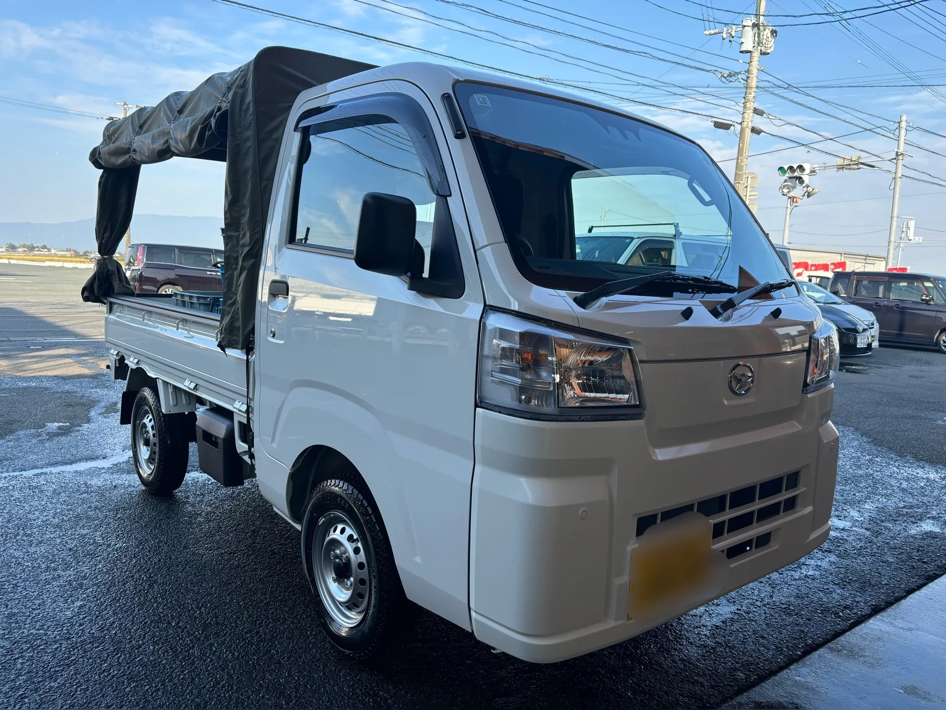 ＤＡＩＨＡＴＳＵ　ハイゼット　新車販売　幌取付け